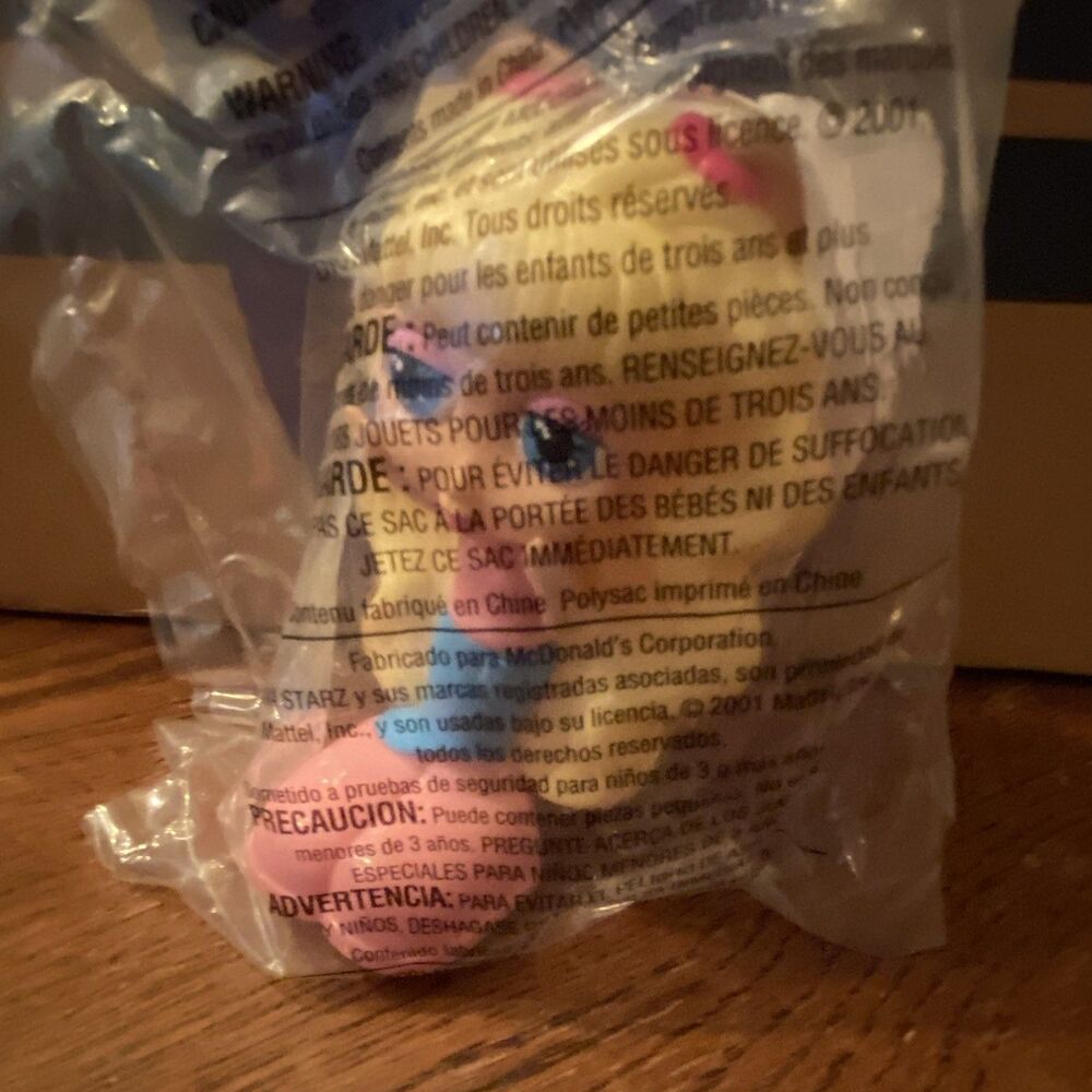 McDonald's Diva Starz Toy #5 Sealed in Bag Fast Food Premium (2001) MATTEL